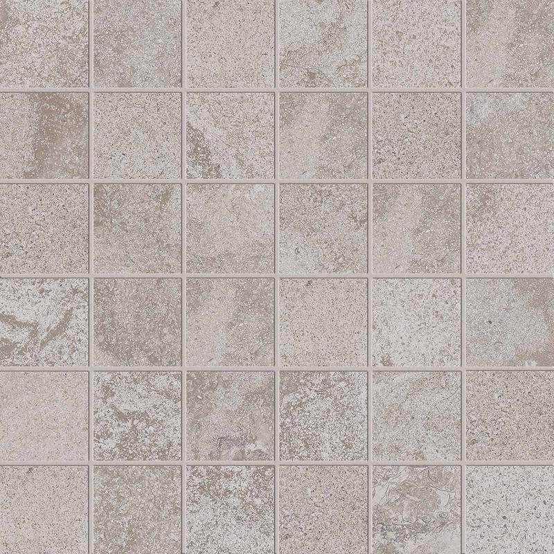 ABK ALPES RAW Mosaico Quadretti Grey  30x30 cm 8.5 mm Mate 