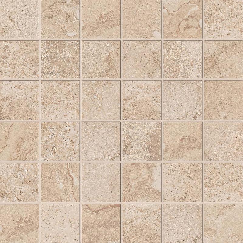 ABK ALPES RAW Mosaico Quadretti Sand  30x30 cm 8.5 mm Mate 