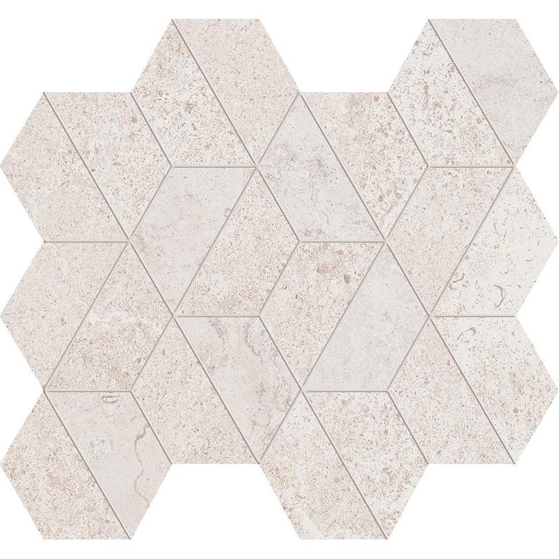 ABK ALPES WIDE Mosaico Enigma Ivory  30x34 cm 7 mm Mate 