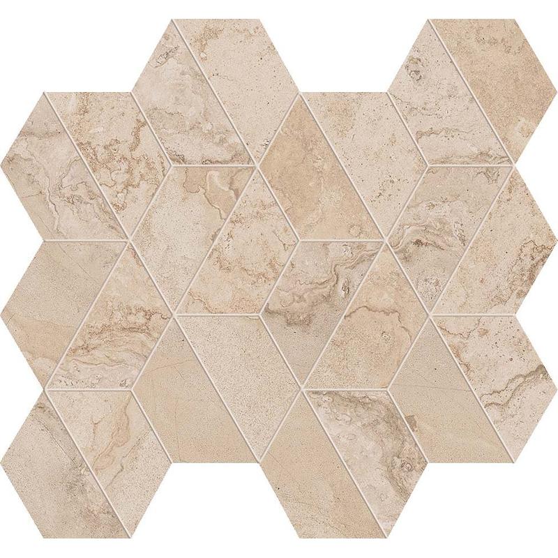 ABK ALPES WIDE Mosaico Enigma Sand  30x34 cm 7 mm Mate 