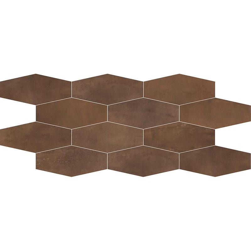 ABK INTERNO 9 Mosaico Losanga Rust  30x60 cm 8.5 mm Mate 