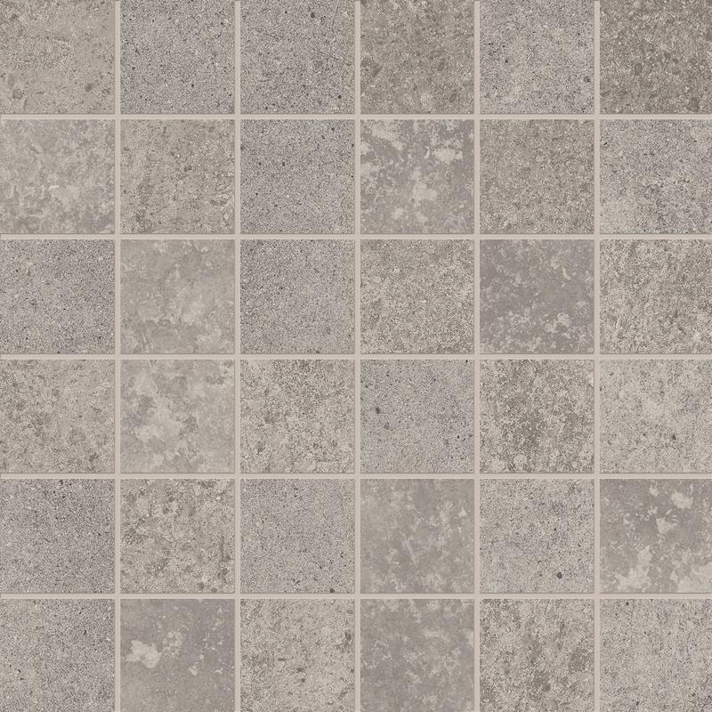 ABK UNIKA Mosaico Quadretti Grey  30x30 cm 8.5 mm Mate 