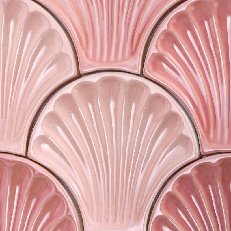 Sartoria ARTIGIANA Le Conchiglie 02 Rosa  15x15,5 cm 16 mm Glossy 