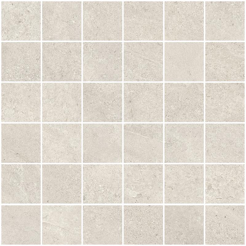 Cerámica San Agostino BERGSTONE MOSAICO PEARL 30x30 Mate