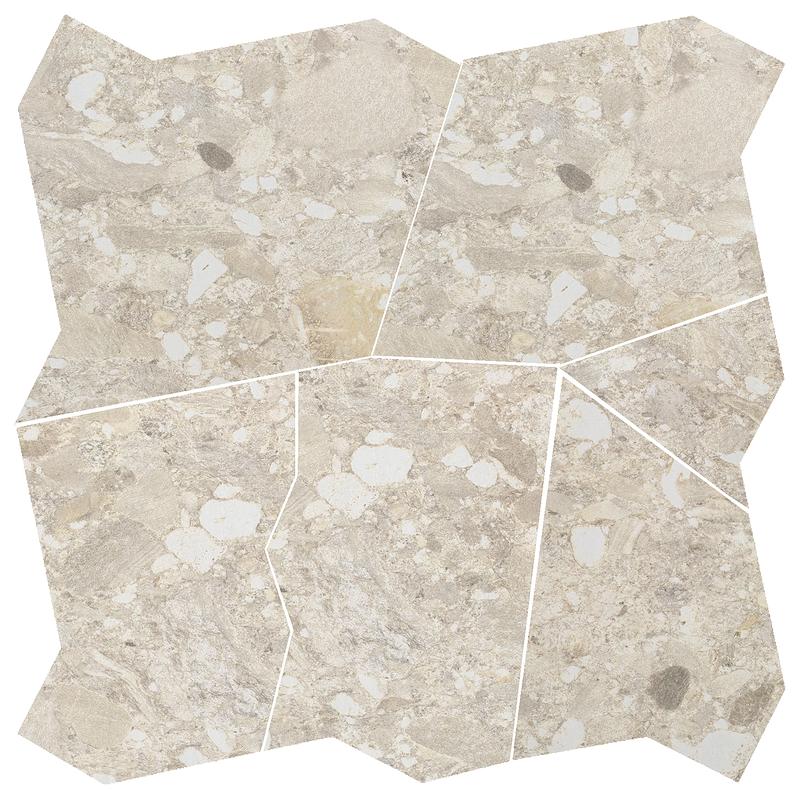 Cercom CEPPO DI GRES Palladian Mix Avorio  58x58 cm 9.5 mm Mate 