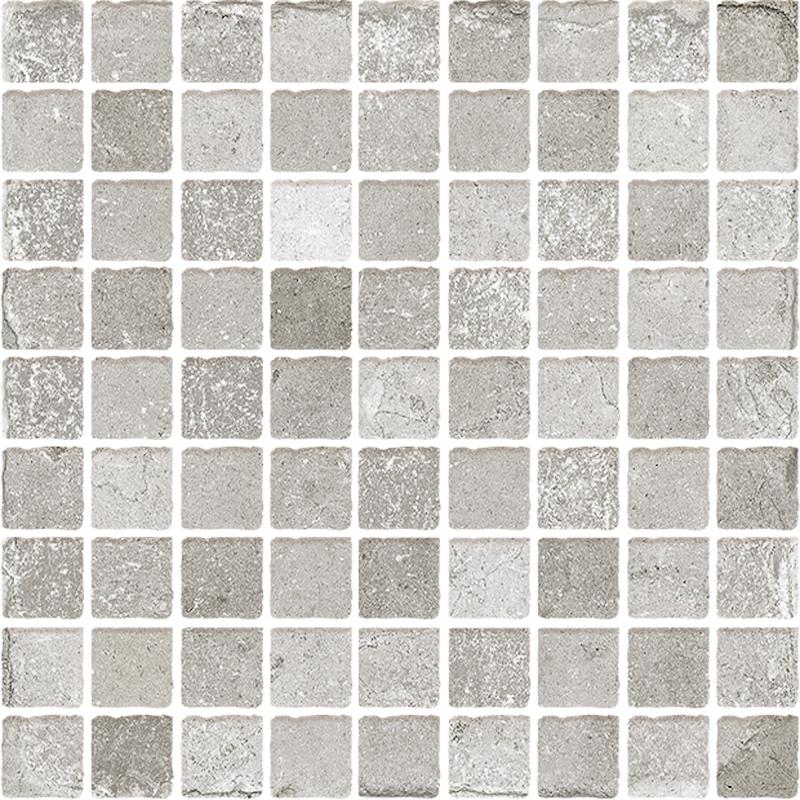 CERDOMUS Effetto P.di Ostuni Mosaico 3x3 Grigio 30x30 Mate