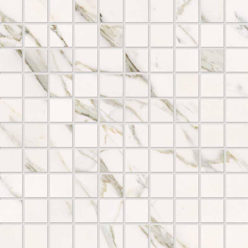 KEOPE ELEMENTS LUX Mosaico Calacatta Statuarietto  30x30 cm 9 mm Lapeado 