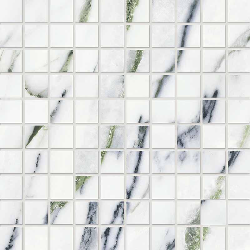 KEOPE ELEMENTS LUX Mosaico Calacatta Verde  30x30 cm 9 mm Lapeado 