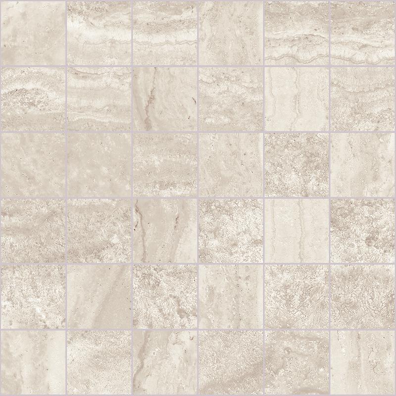 Tuscania ENDLESS Mosaico 5X5 Bone  30x30 cm 9.5 mm Mate 