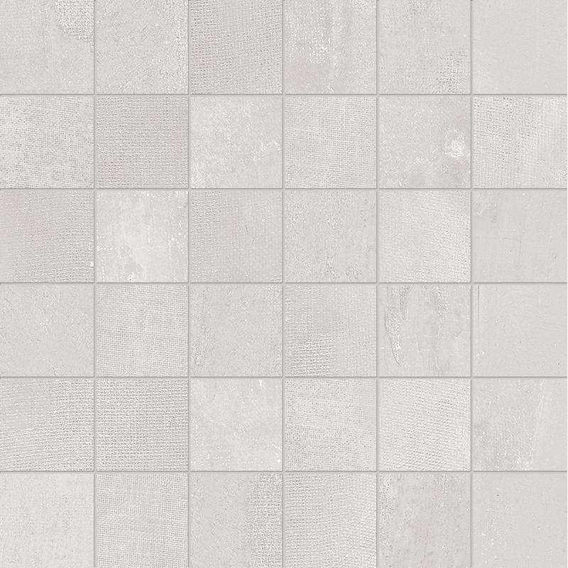 PROVENZA GESSO MOSAICO 5X5 NATURAL WHITE  30x30 cm 9.5 mm Mate 