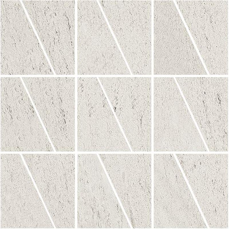 FIORANESE GRANUM BIANCO MOSAICO TRAPEZI MIX  30x30 cm 10 mm Pulido-Mate 