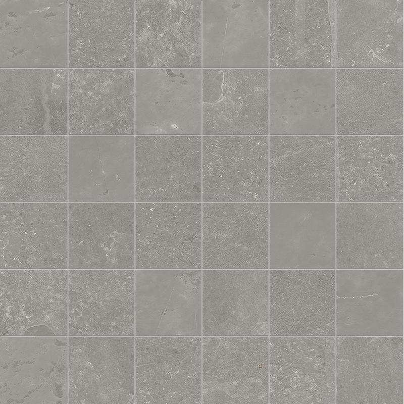 PROVENZA GROOVE MOSAICO 5X5 BRIGHT GREY  30x30 cm 9.5 mm Mate 