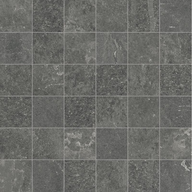 PROVENZA GROOVE MOSAICO 5X5 MISTIQUE BLACK  30x30 cm 9.5 mm Mate 