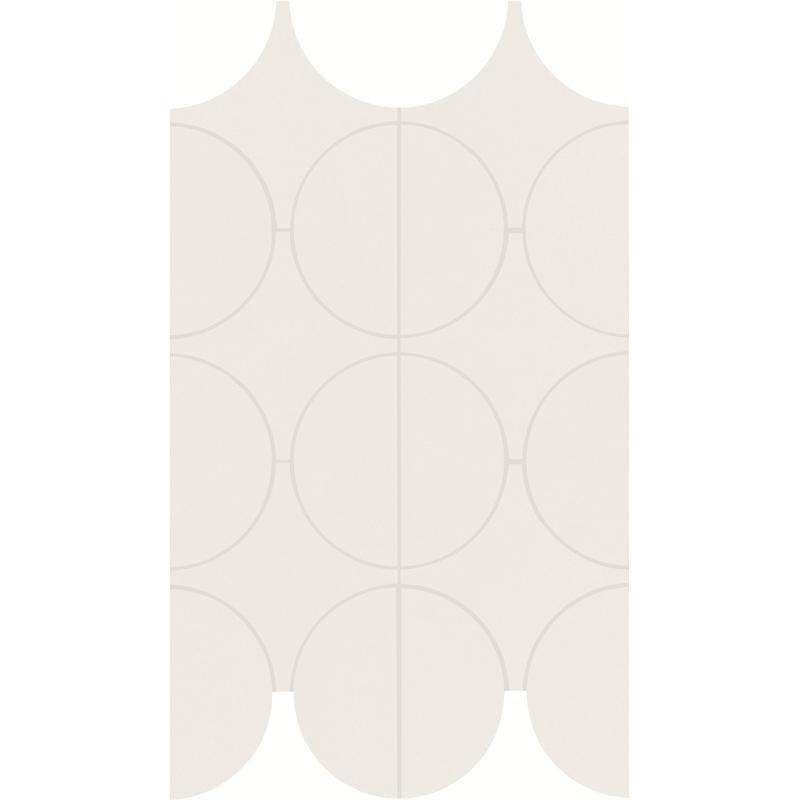 Marazzi CEMENTUM MOSAICO ASH CERCHI  23,8x41,4 cm 10 mm Mate 