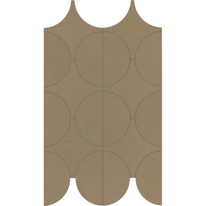 Marazzi CEMENTUM MOSAICO OLIVE CERCHI  23,8x41,4 cm 10 mm Mate 