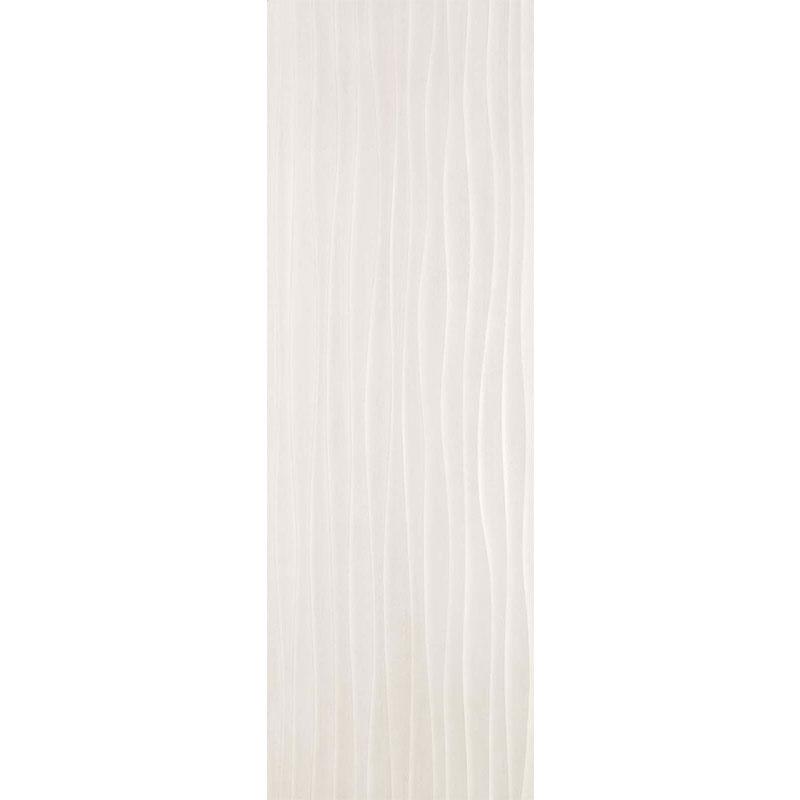 Marazzi MATERIKA OFF WHITE STRUTTURA WAVE 3D  40x120 cm 8 mm Mate 