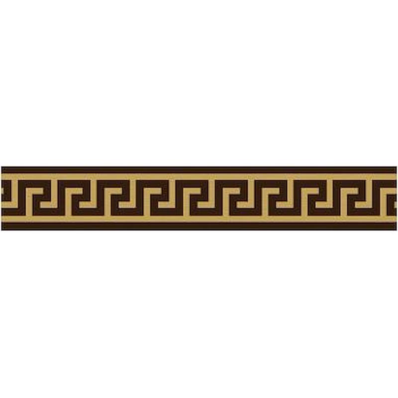 VERSACE MAXIMVS FASCIA GRECA LUX BROWN/ORO  10x60 cm 6 mm Lux 