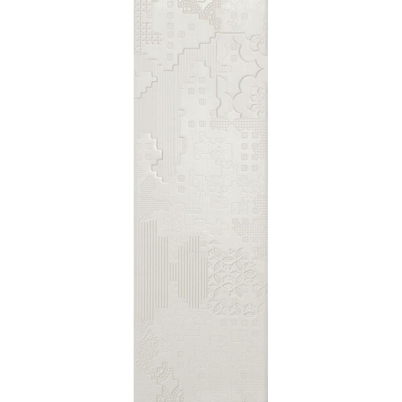 Mutina BAS RELIEF PATCHWORK BIANCO  18x54 cm 9 mm Mate Trefilado 