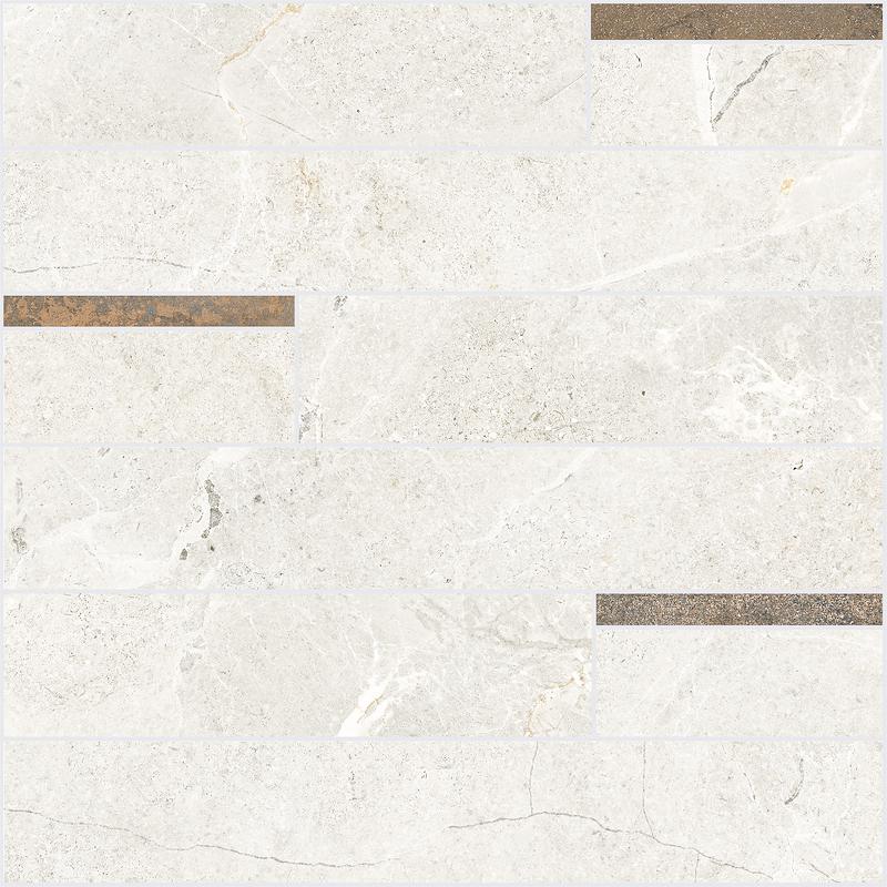 La Fabbrica AVA NOBLE STONE Mosaico Modulo White 30x30 Mate