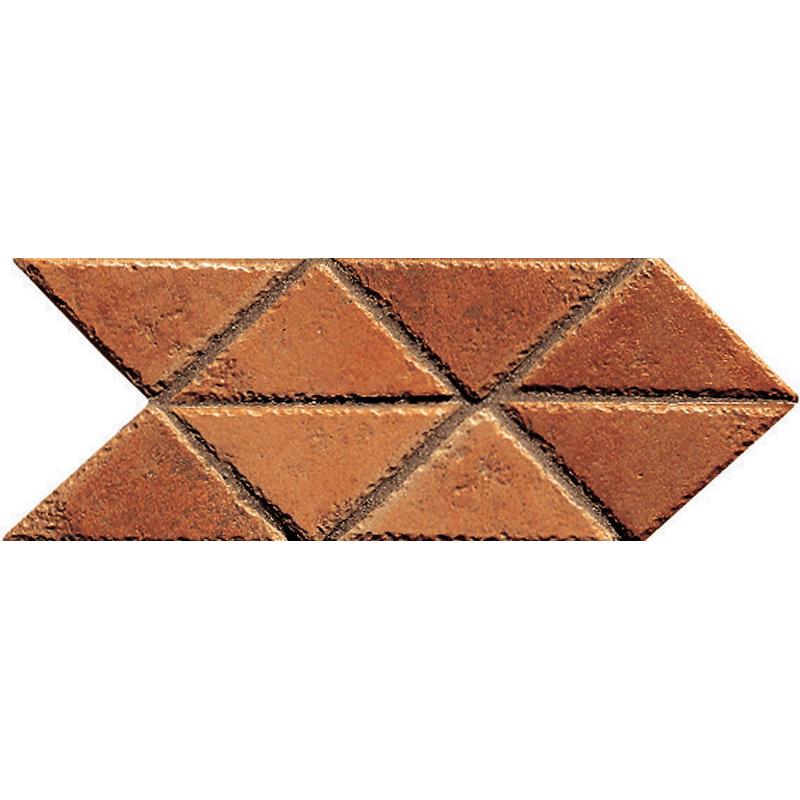 ABK PETRAIA Freccia Triangoli Cotto  12,5x25 cm 8.5 mm Mate 