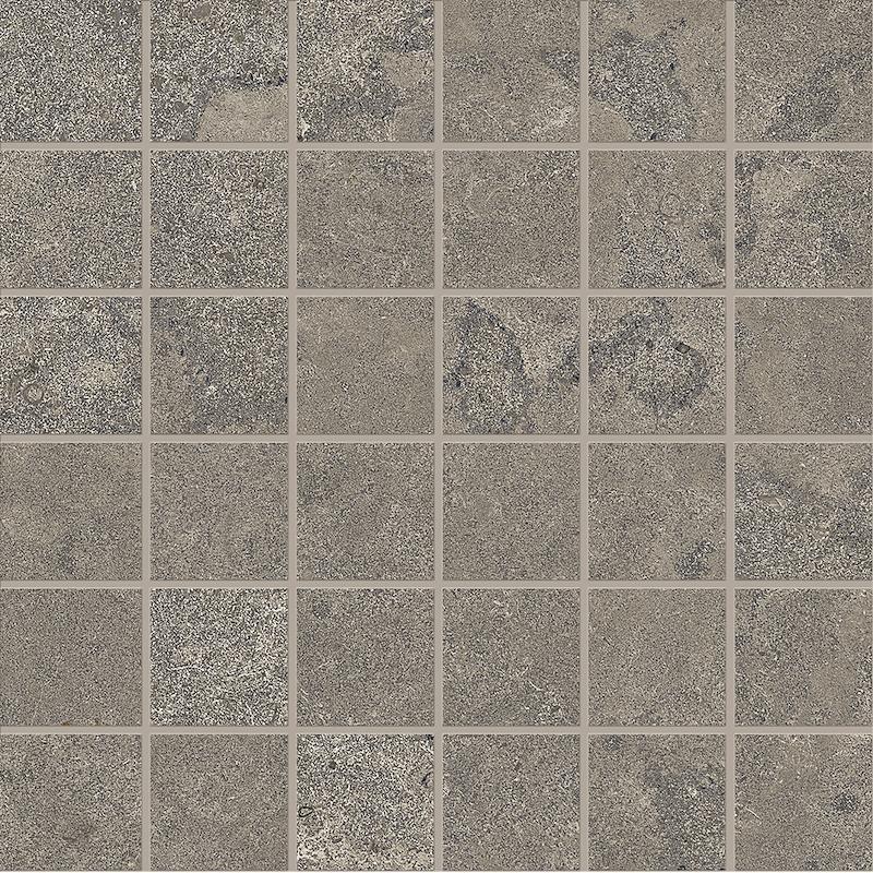 ERGON PORTLAND STONE Mosaico 5x5 Anthracite Cross Cut  30x30 cm 9 mm Mate 