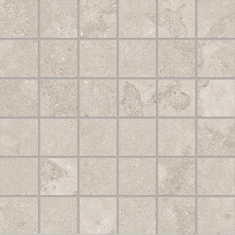 ERGON PORTLAND STONE Mosaico 5x5 Ash Cross Cut  30x30 cm 9 mm Mate 