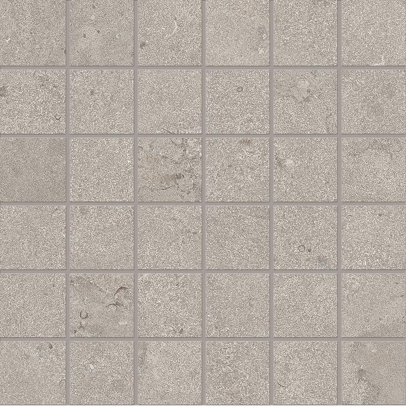 ERGON PORTLAND STONE Mosaico 5x5 Lead Cross Cut  30x30 cm 9 mm Mate 