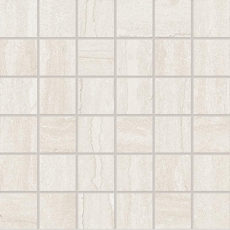 ERGON PORTLAND STONE Mosaico 5x5 Talc Vein Cut  30x30 cm 9 mm Mate 