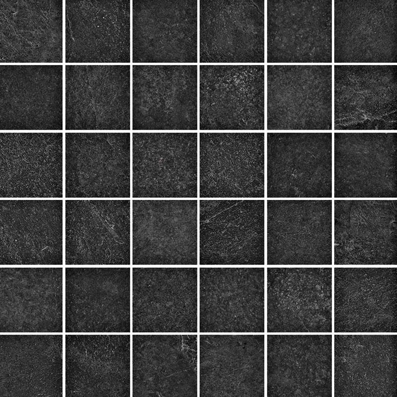 Ragno REALSTONE SLATE MOSAICO 5X5 BLACK  30x30 cm 10 mm Mate 