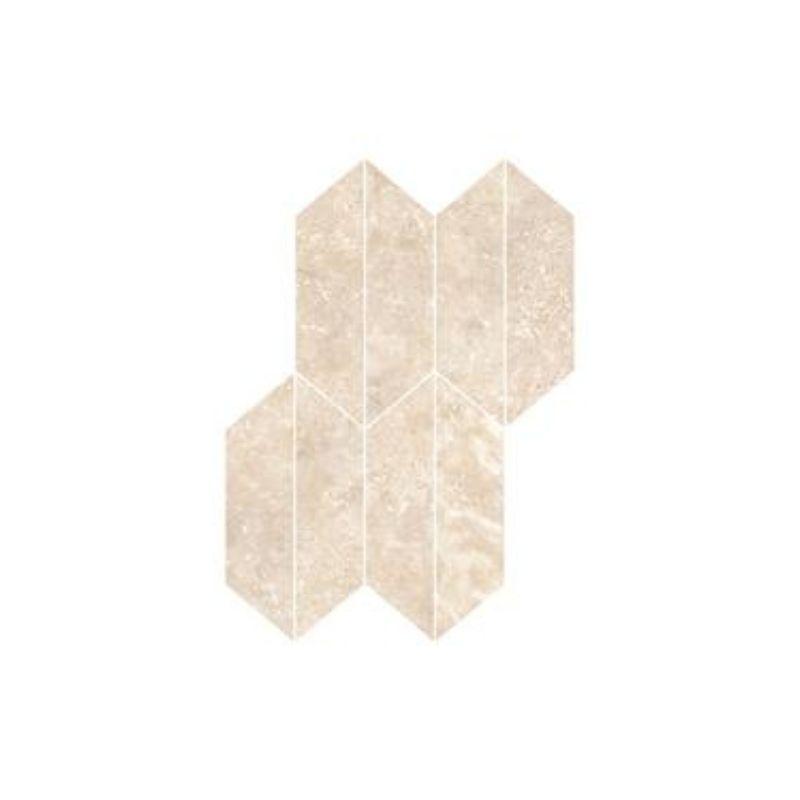 Ragno REALSTONE TRAVERTINO Mosaico Losanga Cross Noce  29,4x40,7 cm 9 mm Mate 