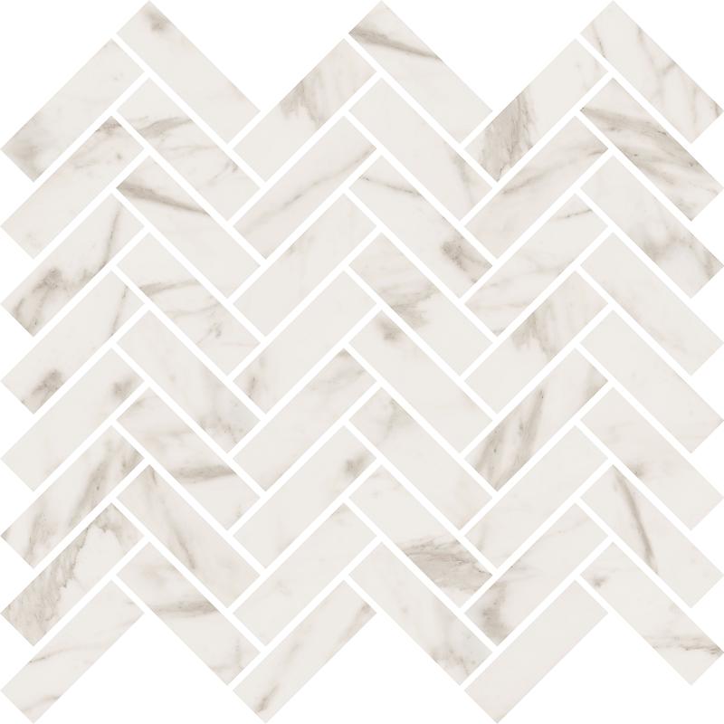 ABK SENSI Mosaico Chevron Calacatta Select Sablè  30x30 cm 8.5 mm Mate 