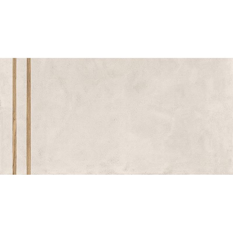 FIORANESE SFRIDO CEMENTO1 BIANCO 2 LINES  60x120 cm 10 mm Mate 