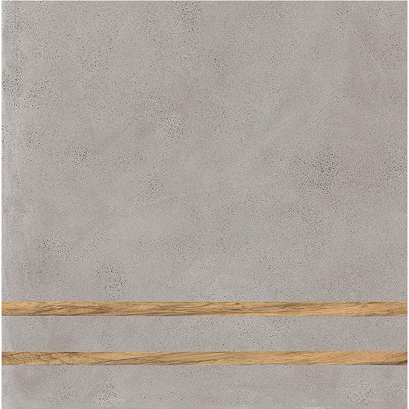 FIORANESE SFRIDO CEMENTO3 GRIGIO 2 LINES  60x60 cm 10 mm Mate 