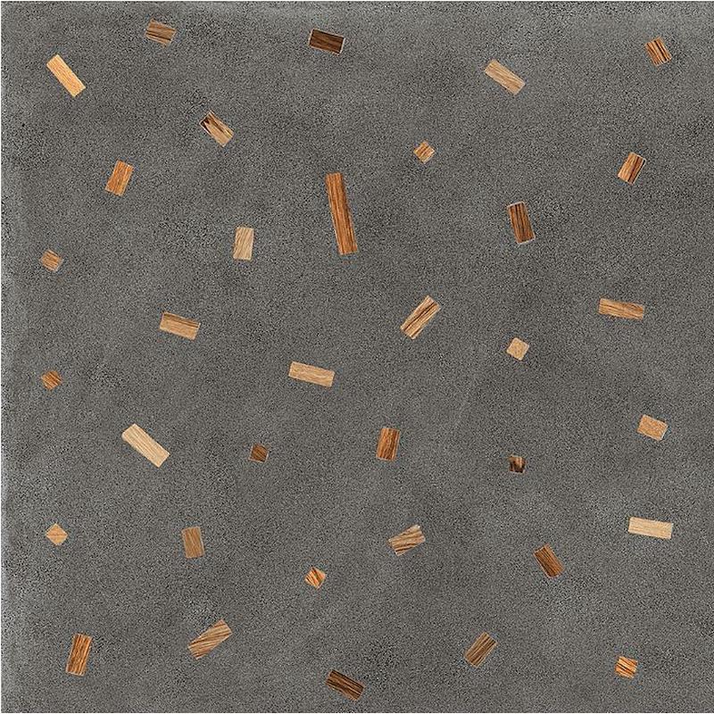 FIORANESE SFRIDO CEMENTO4 NERO SFRIDO  90x90 cm 10 mm Mate 