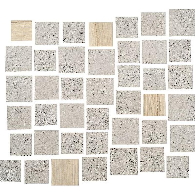 FIORANESE SFRIDO GREIGE-AVORIO MOSAICO MINIMAXI  29,5x33,5 cm 10 mm Mate 