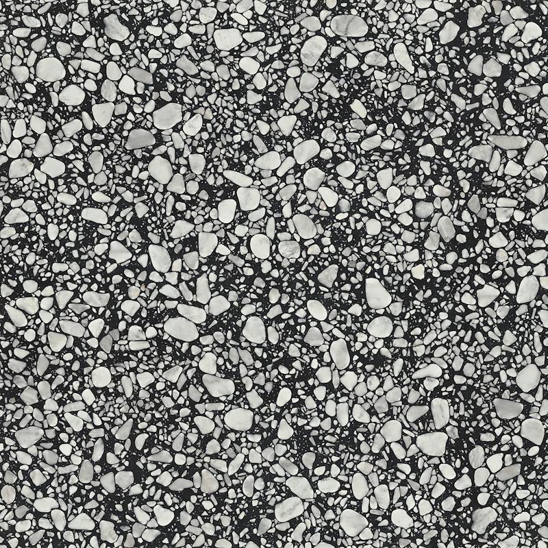 FONDOVALLE Shards LARGE BLACK  120x120 cm 6.5 mm Glossy 