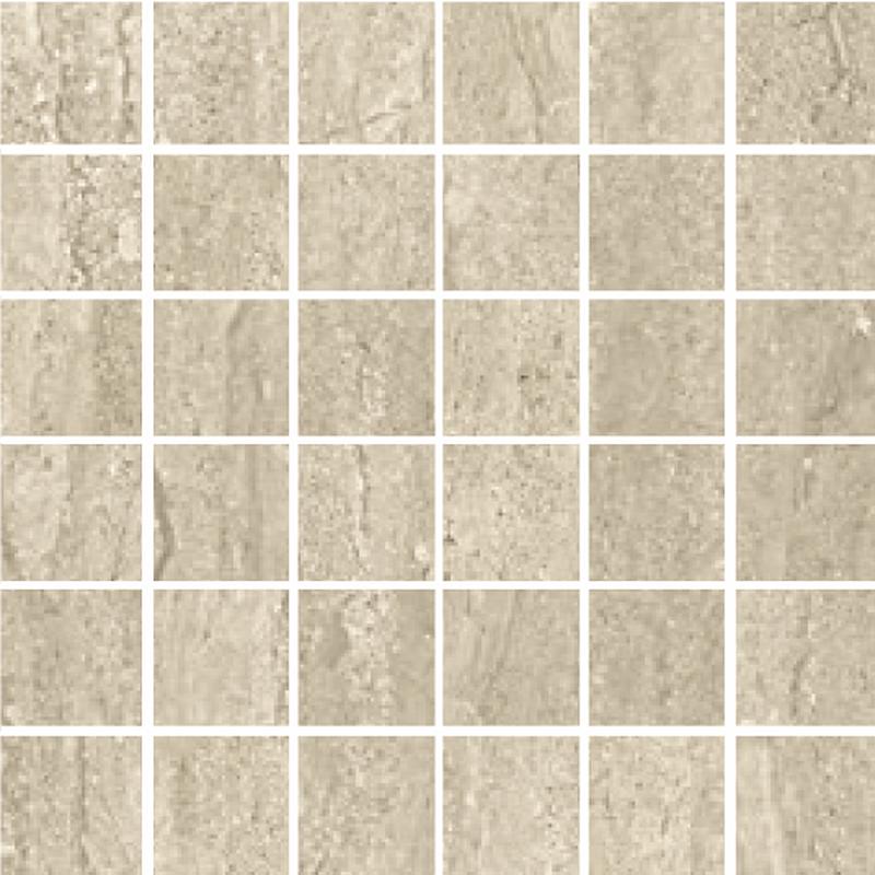 Serenissima TRAVERTINI DUE Mosaico 5X5 Beige  30x30 cm 8.5 mm Mate 