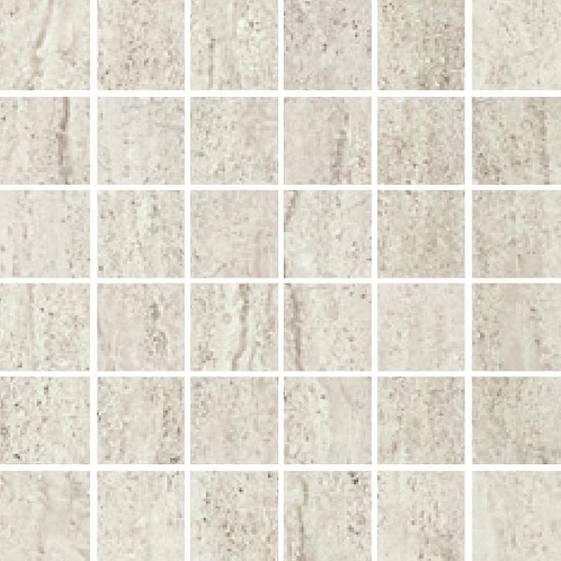 Serenissima TRAVERTINI DUE MOSAICO 5X5 BIANCO  30x30 cm 8.5 mm Mate 