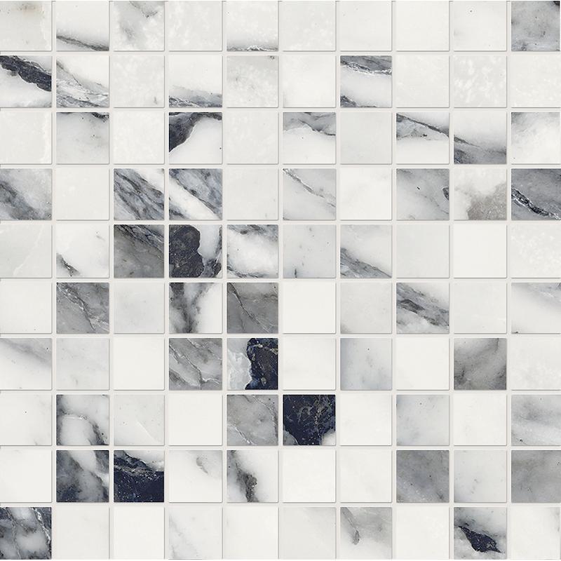 PROVENZA UNIQUE MARBLE Mosaico Bianco Siena  30x30 cm 9.5 mm Silk 