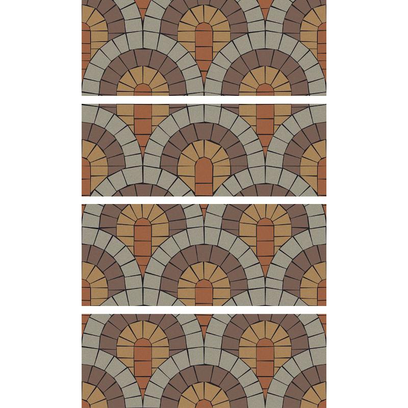 ABK WIDE & STYLE Pavé Brown 4 Pezzi  120x240 cm 8.5 mm DIGIT+ 